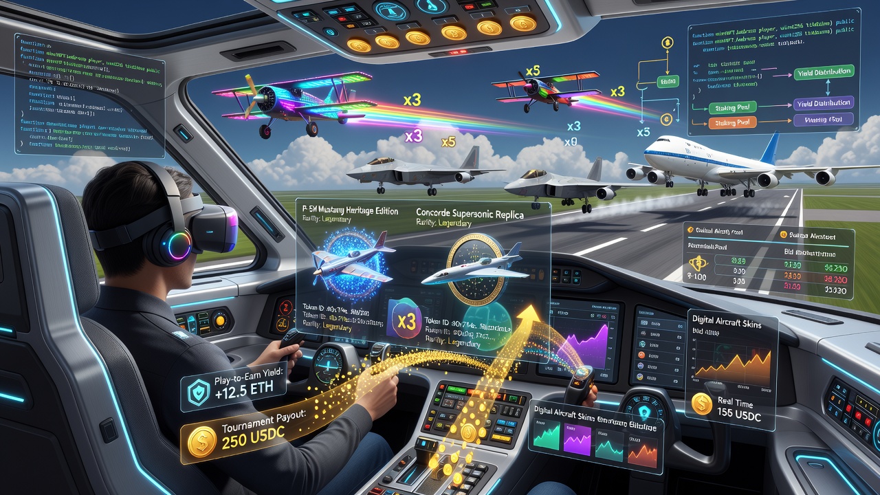 NFT Aviation Games: A Guide to Blockchain Flight Simulators, Play-to-Earn Gameplay, and Digital Aircraft Collectibles