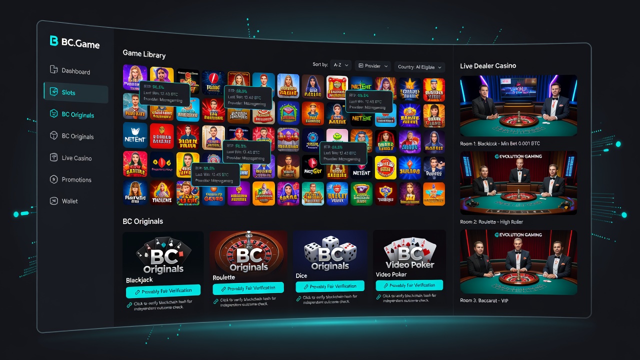 Inside BC.Game: Crypto-Only Casino Design Meets Provably Fair Tech