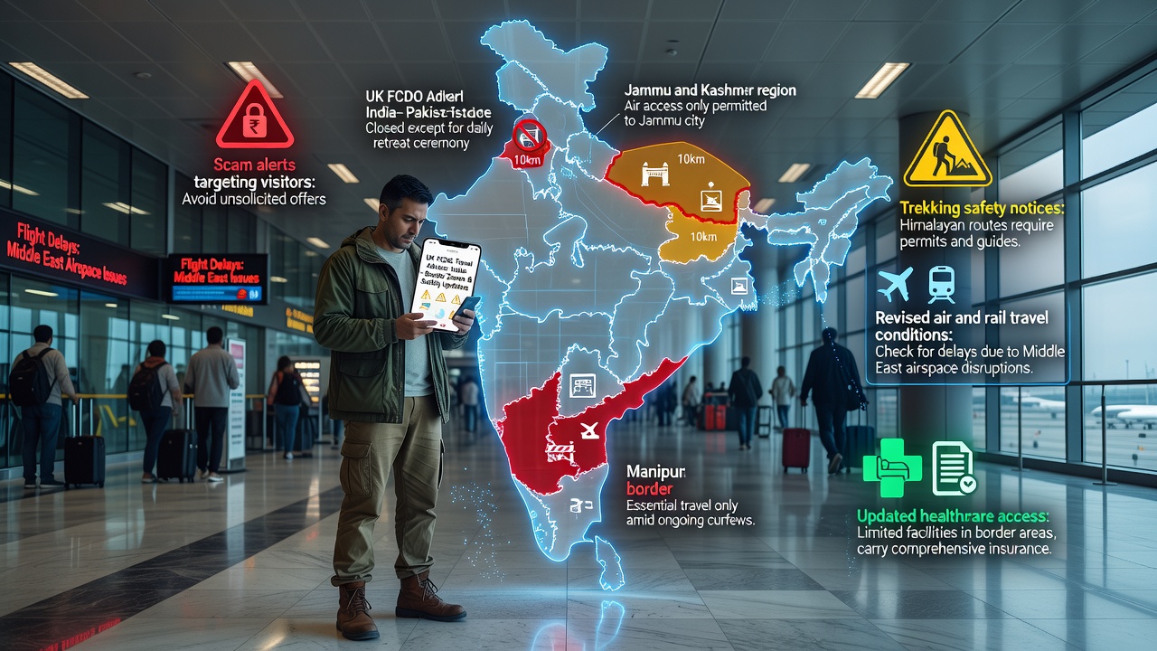 UK Updates India Travel Advice on Border Zones and Safety